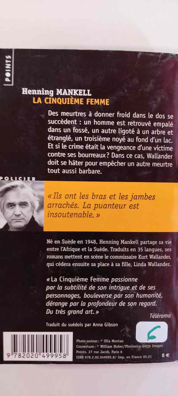 La cinquieme femme : livres pas cher d'occasion, de seconde main de l'association Lire et Créer