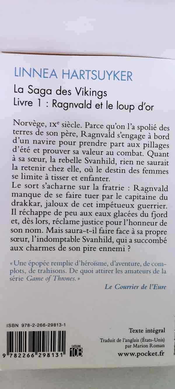 La saga des Vikings: Ragnvald et le loup d'or : livres pas cher d'occasion, de seconde main de l'association Lire et Créer