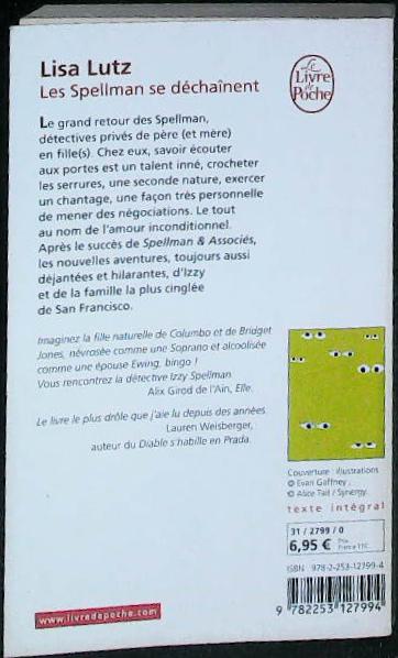 Les SPELLMAN se déchainent : livres pas cher d'occasion, de seconde main de l'association Lire et Créer