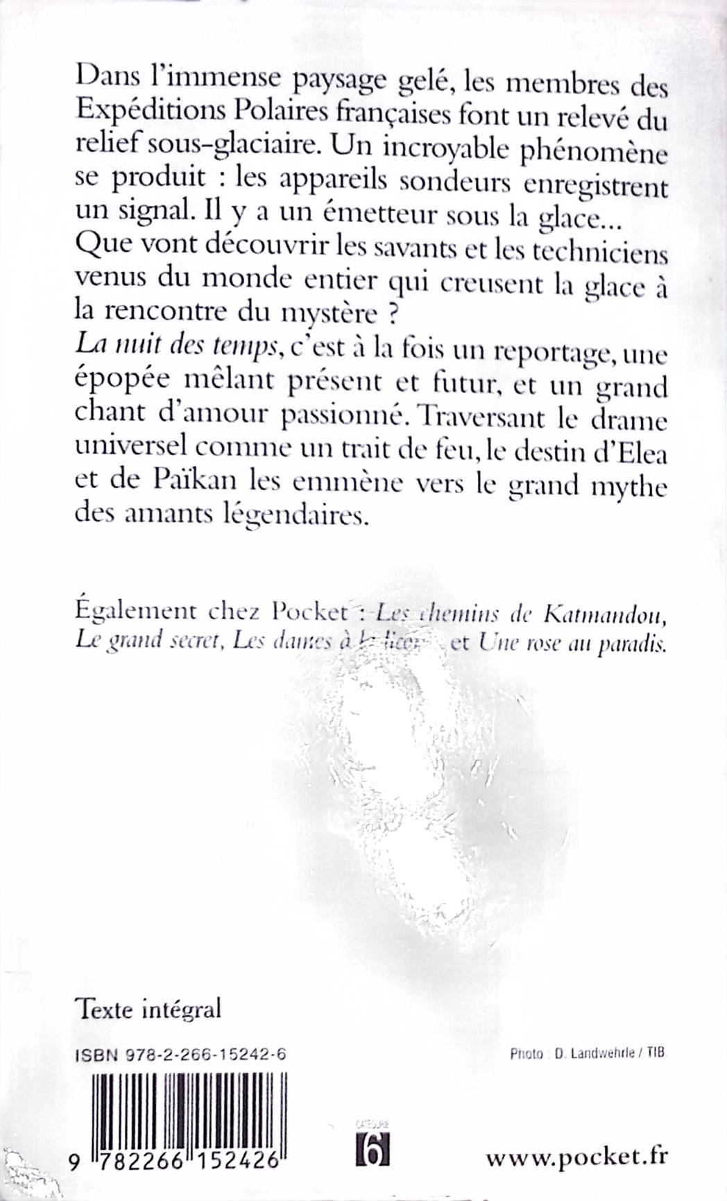 La nuit des temps : livres pas cher d'occasion, de seconde main de l'association Lire et Créer