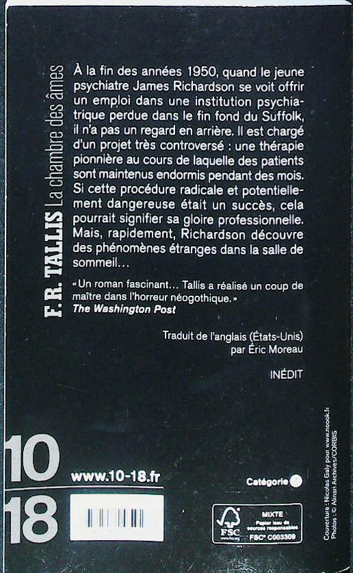 La chambre des âmes : livres pas cher d'occasion, de seconde main de l'association Lire et Créer