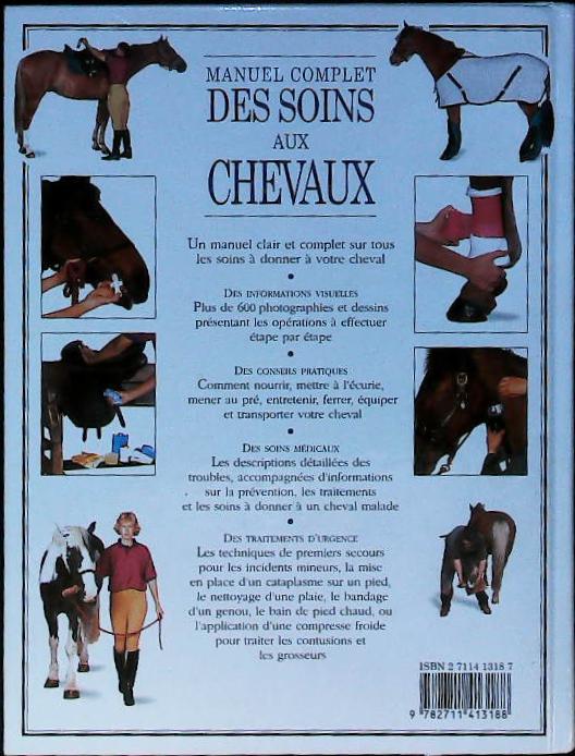 Manuel complet des soins aux chevaux : livres pas cher d'occasion, de seconde main de l'association Lire et Créer