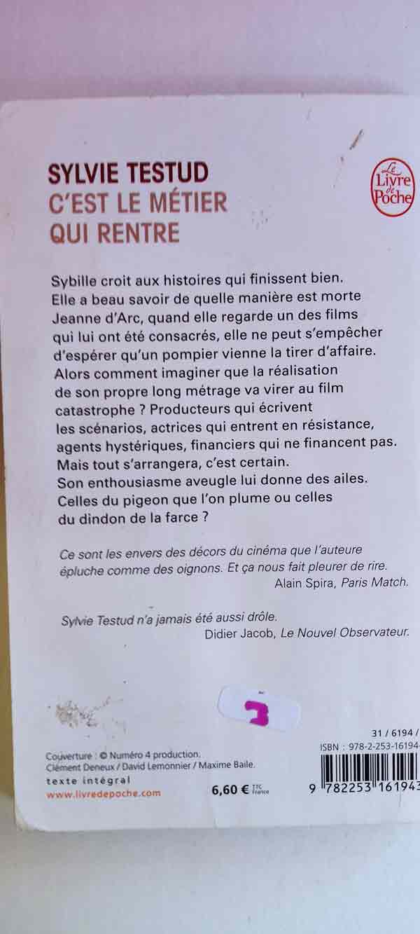 Arrête ton cinéma (c'est le métier qui rentre) : livres pas cher d'occasion, de seconde main de l'association Lire et Créer