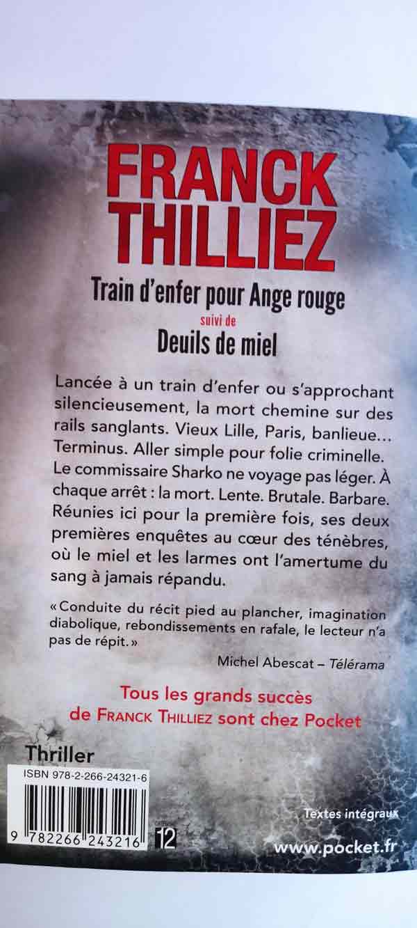 Train d'enfer pour ange rouge suivi de deuils de miel : livres pas cher d'occasion, de seconde main de l'association Lire et Créer