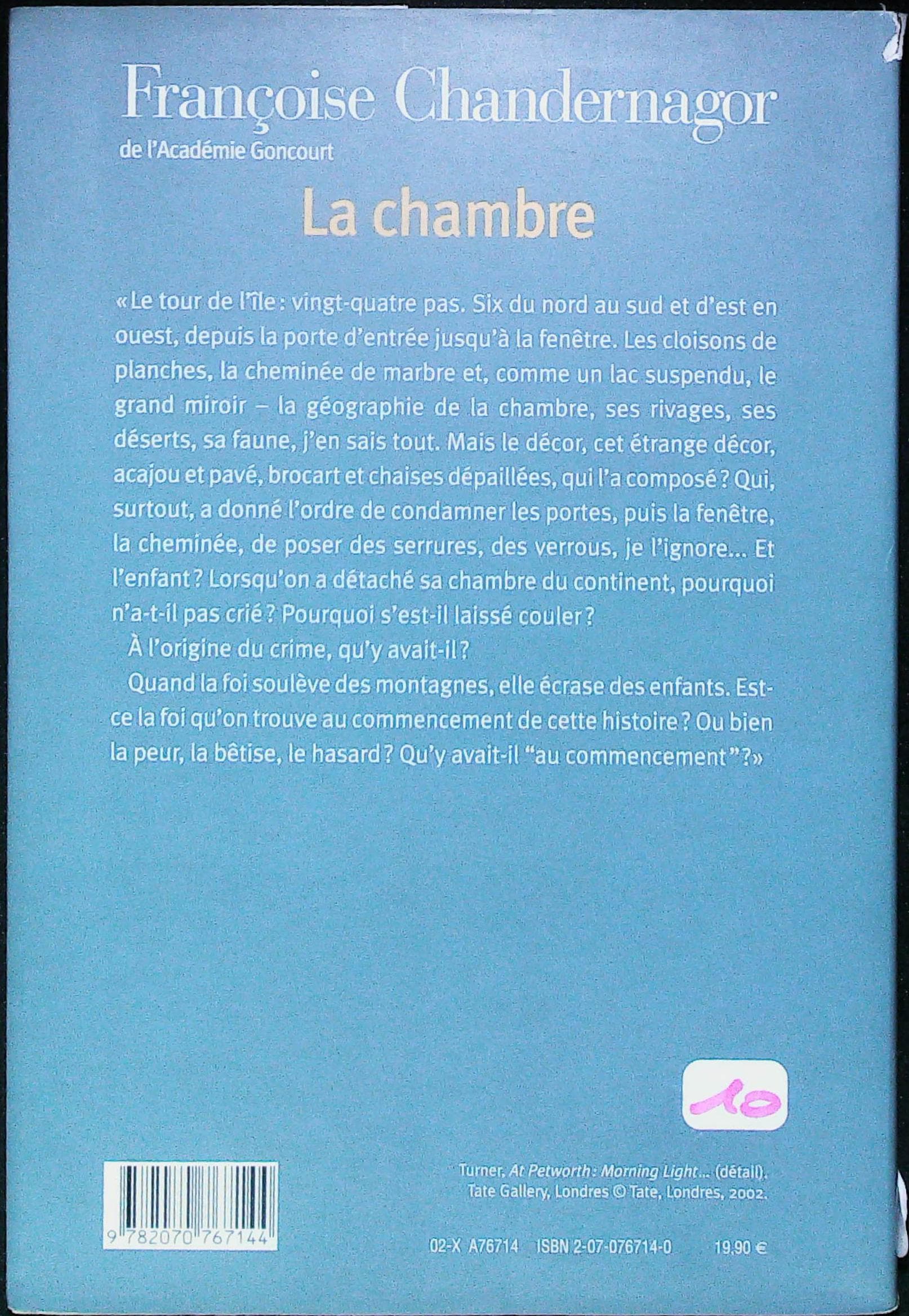 La chambre : livres pas cher d'occasion, de seconde main de l'association Lire et Créer
