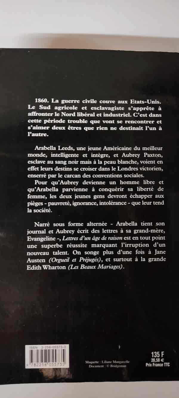 Lettres d'un âge de raison : livres pas cher d'occasion, de seconde main de l'association Lire et Créer