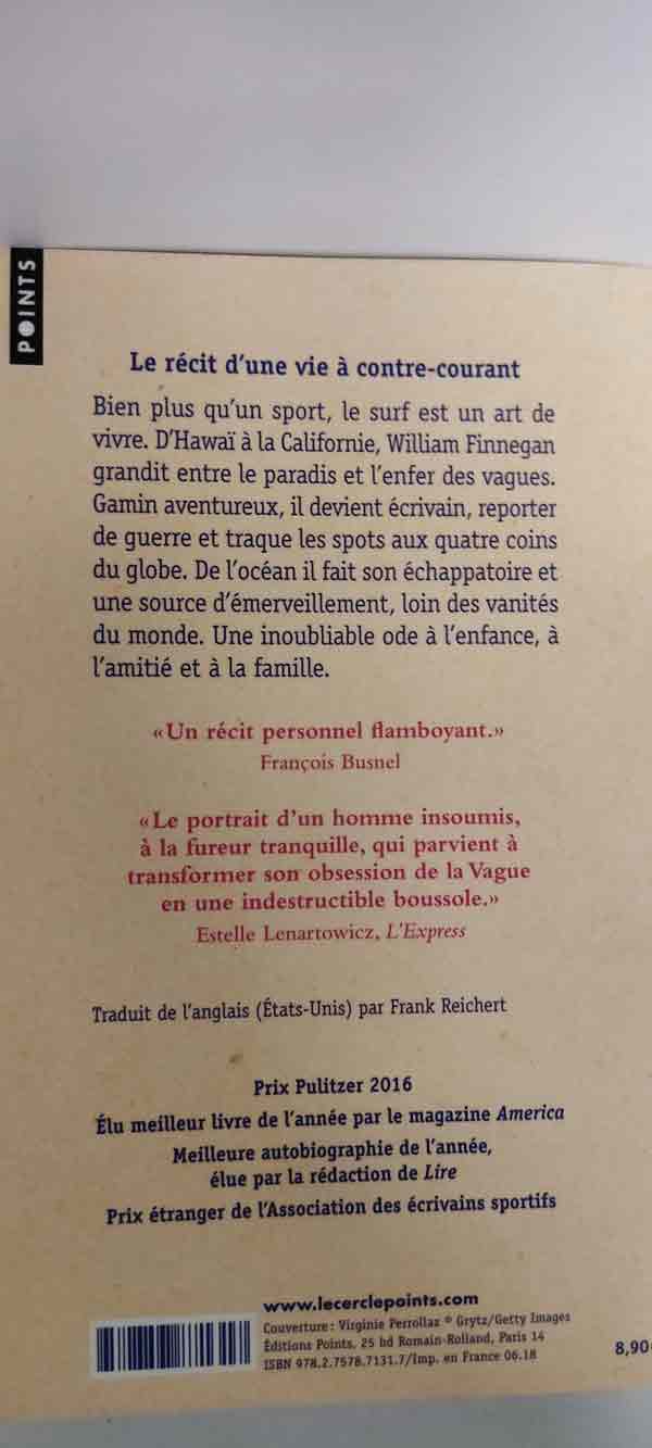 Jours barbares - Une vie de surf : livres pas cher d'occasion, de seconde main de l'association Lire et Créer