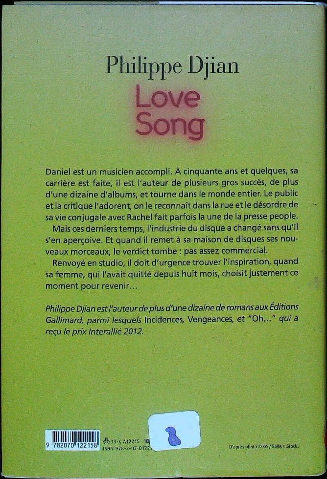 Love song : livres pas cher d'occasion, de seconde main de l'association Lire et Créer