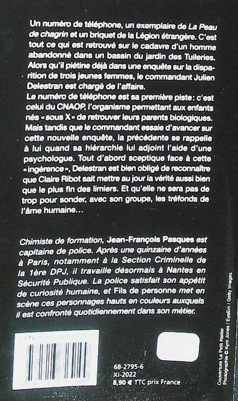 Fils de personne: prix du quai des orfèvres 2023 : livres pas cher d'occasion, de seconde main de l'association Lire et Créer
