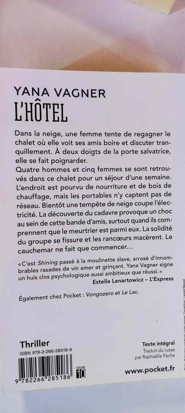 L'hôtel : livres pas cher d'occasion, de seconde main de l'association Lire et Créer
