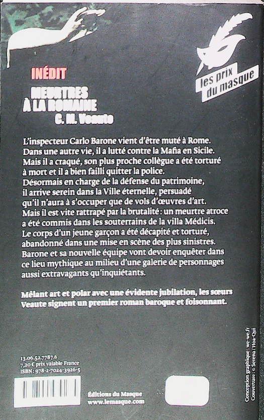 Meurtres à la romaine : livres pas cher d'occasion, de seconde main de l'association Lire et Créer