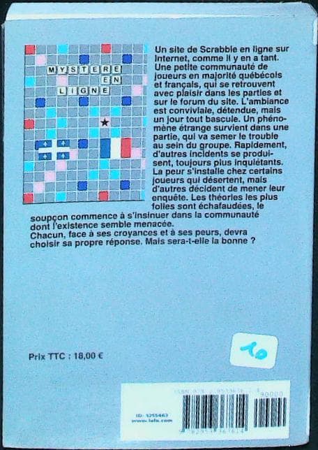 Mystère en ligne : livres pas cher d'occasion, de seconde main de l'association Lire et Créer