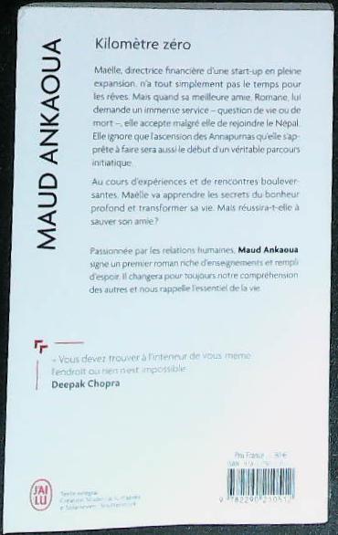 Kilomètre zéro:Le chemin du bonheur : livres pas cher d'occasion, de seconde main de l'association Lire et Créer