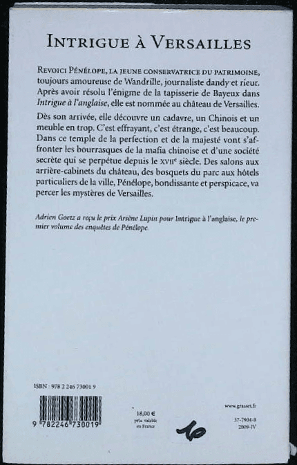 Intrigue à versailles : livres pas cher d'occasion, de seconde main de l'association Lire et Créer