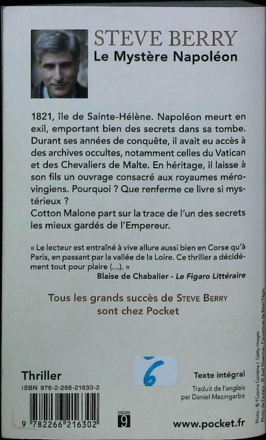 Le mystère Napoléon : livres pas cher d'occasion, de seconde main de l'association Lire et Créer