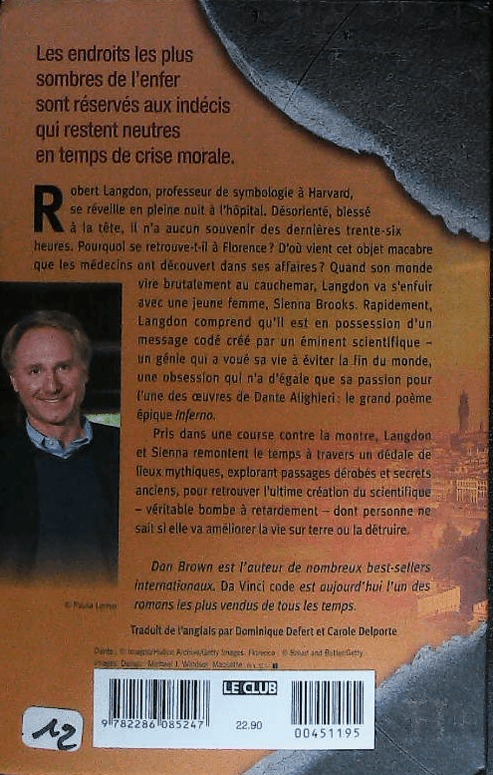 Inferno : livres pas cher d'occasion, de seconde main de l'association Lire et Créer