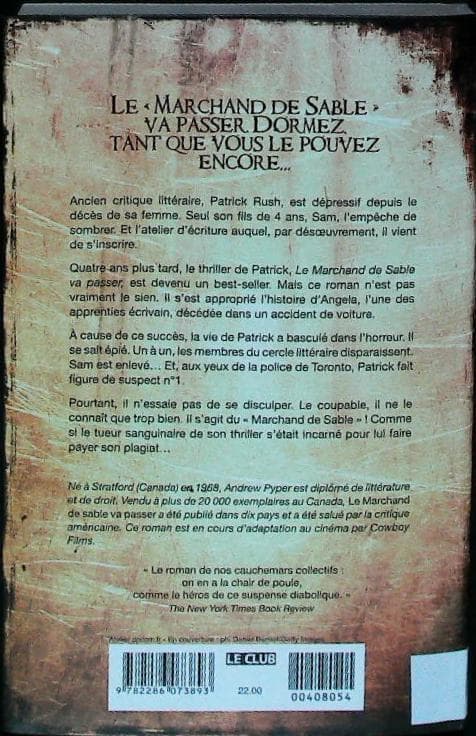 Le marchand de sable va passer : livres pas cher d'occasion, de seconde main de l'association Lire et Créer