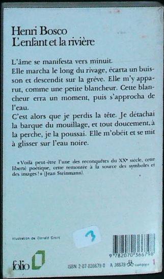 L'enfant et la rivière : livres pas cher d'occasion, de seconde main de l'association Lire et Créer
