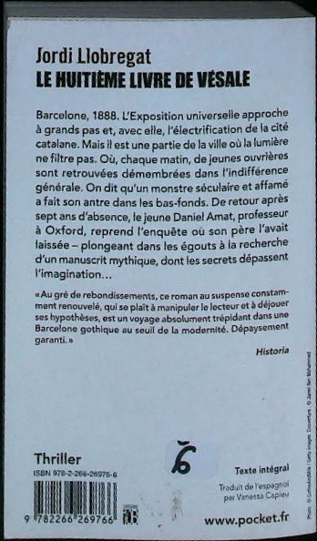 Le huitième livre de vésale : livres pas cher d'occasion, de seconde main de l'association Lire et Créer