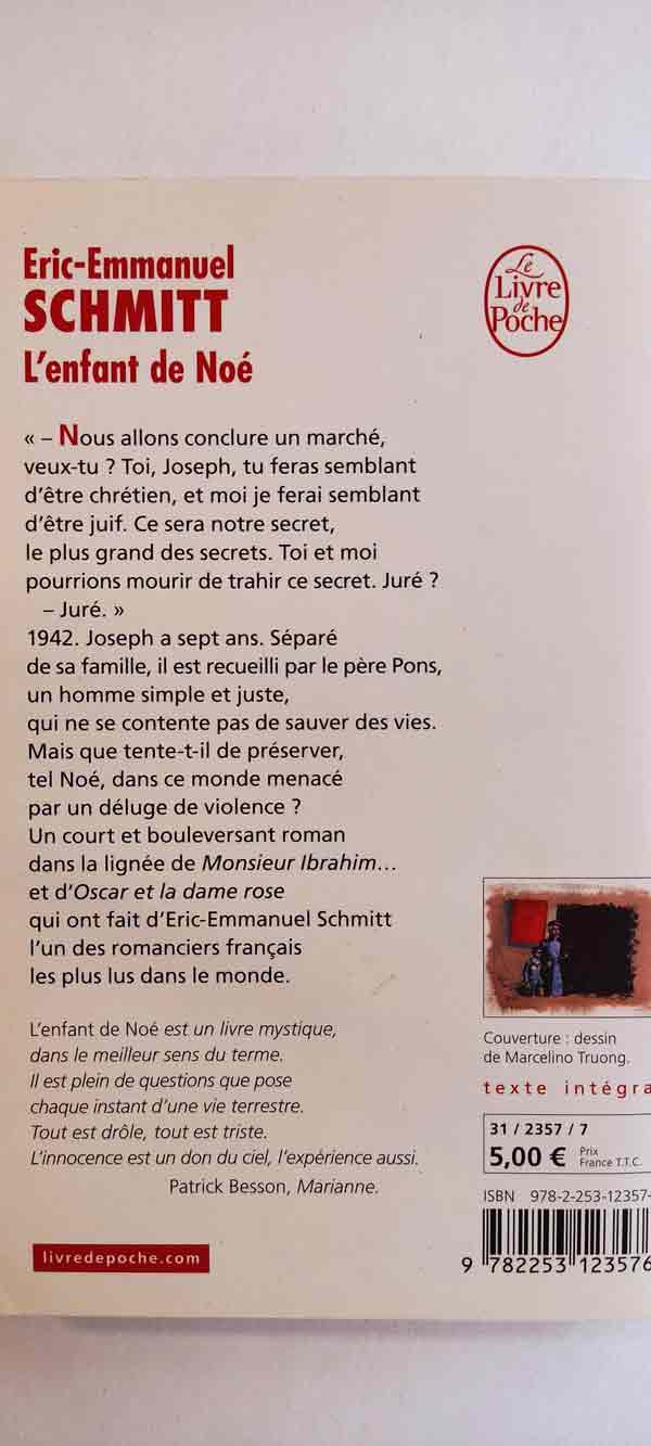 L'enfant de Noé : livres pas cher d'occasion, de seconde main de l'association Lire et Créer