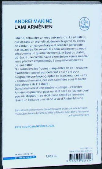 L'ami arménien : livres pas cher d'occasion, de seconde main de l'association Lire et Créer