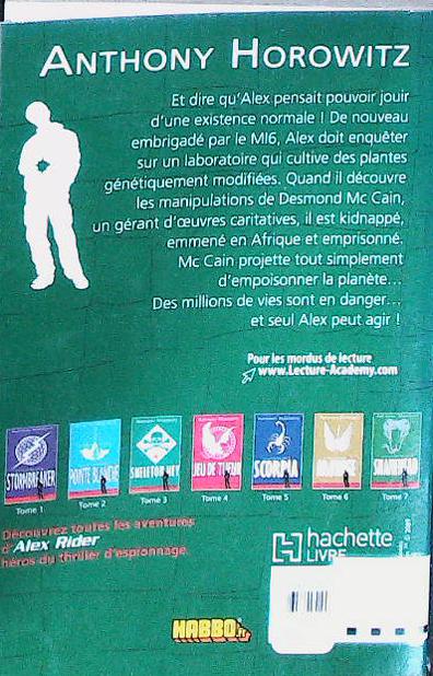 Alex Rider - T8 - les larmes du crocodile : livres pas cher d'occasion, de seconde main de l'association Lire et Créer