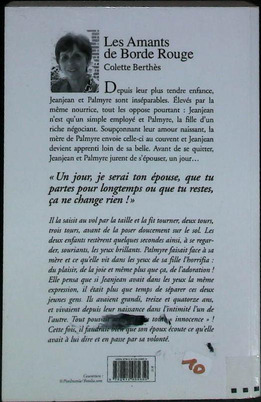 Les amants de Borde Rouge : livres pas cher d'occasion, de seconde main de l'association Lire et Créer