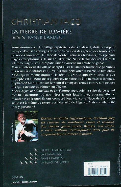 La pierre de lumière - TOME 3 paneb l'ardent : livres pas cher d'occasion, de seconde main de l'association Lire et Créer