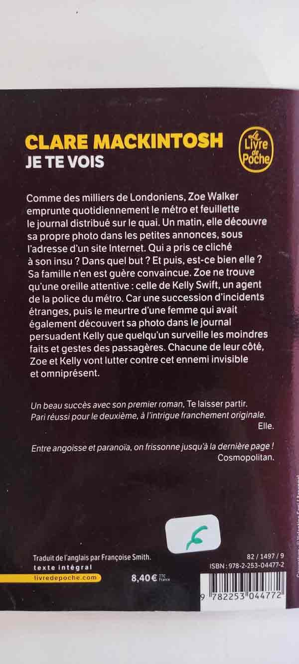 Je te vois : livres pas cher d'occasion, de seconde main de l'association Lire et Créer