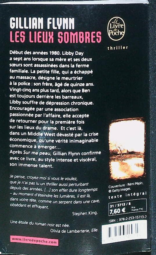Les lieux sombres : livres pas cher d'occasion, de seconde main de l'association Lire et Créer