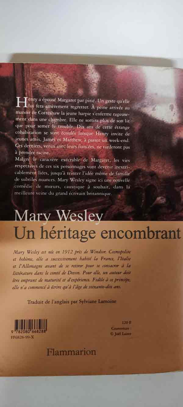 Un héritage encombrant : livres pas cher d'occasion, de seconde main de l'association Lire et Créer