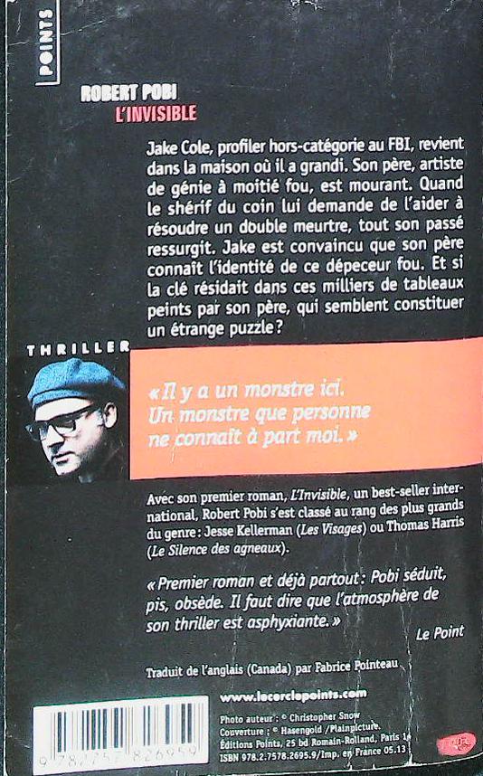 L'invisible : livres pas cher d'occasion, de seconde main de l'association Lire et Créer