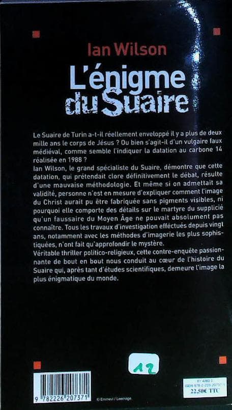 L'énigme du Suaire: la contre-enquête : livres pas cher d'occasion, de seconde main de l'association Lire et Créer