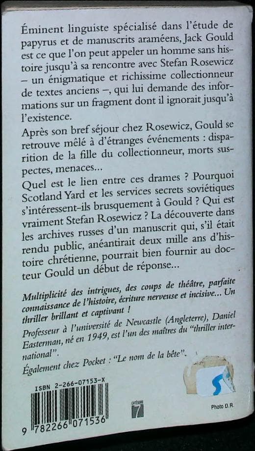 Le testament de Judas : livres pas cher d'occasion, de seconde main de l'association Lire et Créer