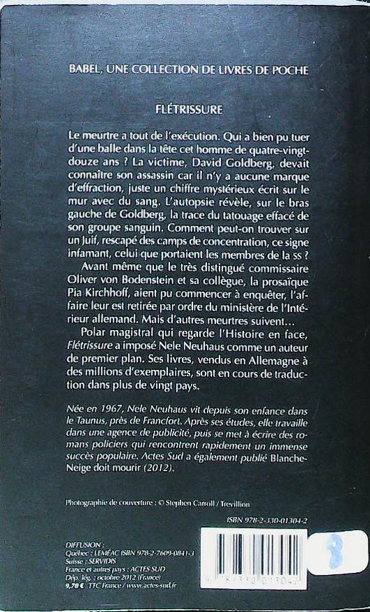 Flétrissure : livres pas cher d'occasion, de seconde main de l'association Lire et Créer
